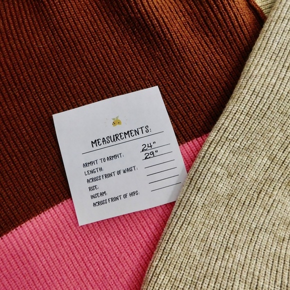 FREE PEOPLE Softly Structured Colorblock Sweater Turtleneck Candy Pop Medium - Picture 16 of 16